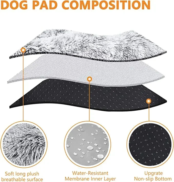 Plush Dog Bed Mat